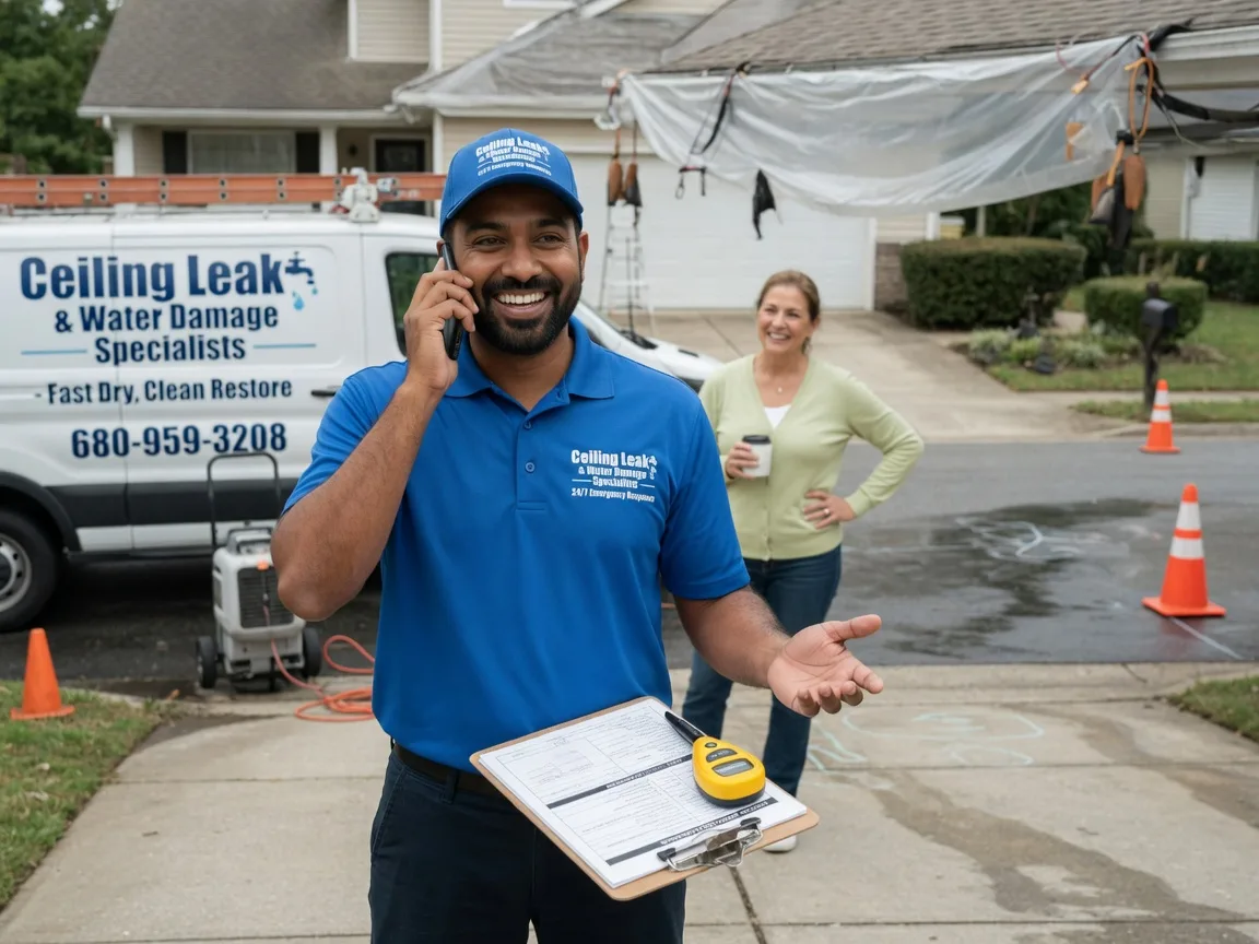 Ceiling Leak Cleanup Lincroft, NJ FAQs